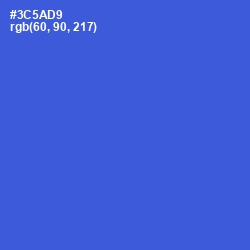 #3C5AD9 - Mariner Color Image