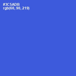 #3C5ADB - Mariner Color Image