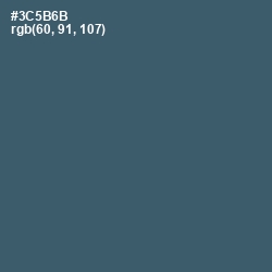 #3C5B6B - San Juan Color Image