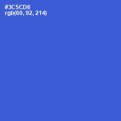 #3C5CD6 - Mariner Color Image