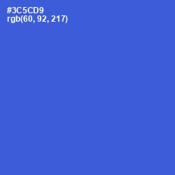 #3C5CD9 - Mariner Color Image