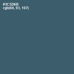 #3C5D6B - San Juan Color Image