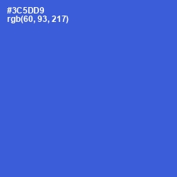 #3C5DD9 - Mariner Color Image