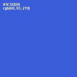 #3C5DDB - Mariner Color Image