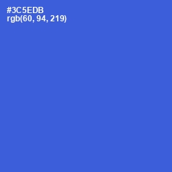 #3C5EDB - Mariner Color Image