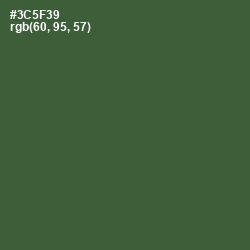 #3C5F39 - Tom Thumb Color Image