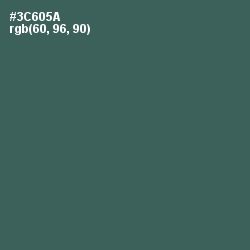 #3C605A - Killarney Color Image