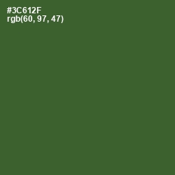 #3C612F - Tom Thumb Color Image