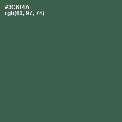 #3C614A - Killarney Color Image