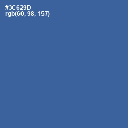 #3C629D - Calypso Color Image