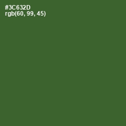 #3C632D - Tom Thumb Color Image