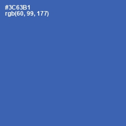 #3C63B1 - Astral Color Image