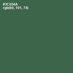 #3C654A - Killarney Color Image