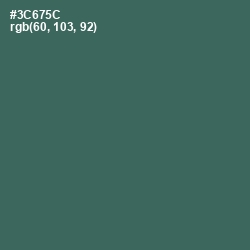 #3C675C - Amazon Color Image