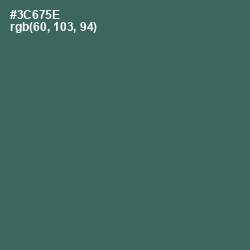 #3C675E - Amazon Color Image