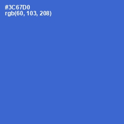 #3C67D0 - Mariner Color Image