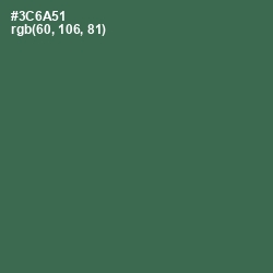 #3C6A51 - Killarney Color Image