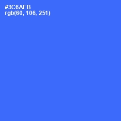 #3C6AFB - Mariner Color Image