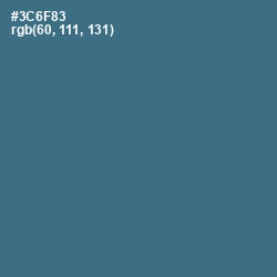 #3C6F83 - Calypso Color Image