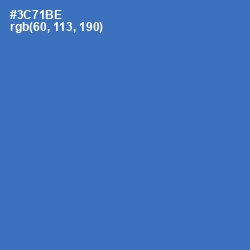 #3C71BE - Astral Color Image