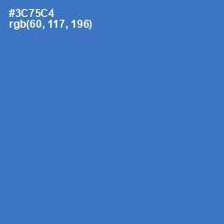 #3C75C4 - Mariner Color Image