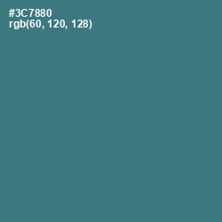 #3C7880 - Paradiso Color Image