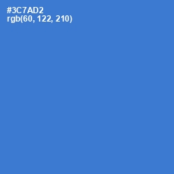 #3C7AD2 - Mariner Color Image