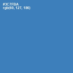 #3C7FBA - Astral Color Image