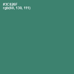 #3C826F - Sea Green Color Image