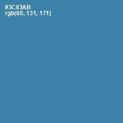 #3C83AB - Boston Blue Color Image