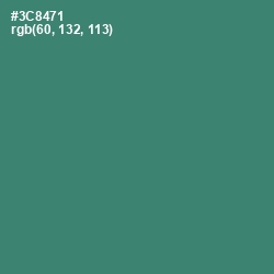 #3C8471 - Sea Green Color Image