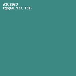 #3C8983 - Lochinvar Color Image