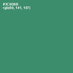 #3C8D6B - Sea Green Color Image