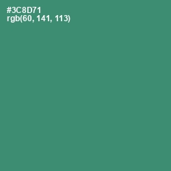 #3C8D71 - Sea Green Color Image
