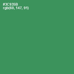 #3C935B - Sea Green Color Image