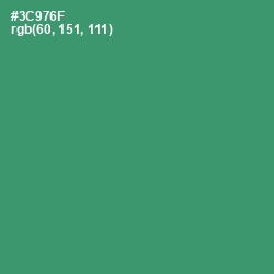 #3C976F - Sea Green Color Image