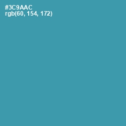 #3C9AAC - Boston Blue Color Image