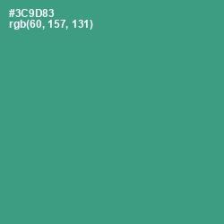 #3C9D83 - Lochinvar Color Image