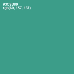 #3C9D89 - Lochinvar Color Image