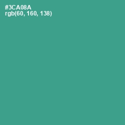 #3CA08A - Jungle Green Color Image