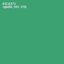 #3CA173 - Sea Green Color Image