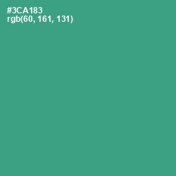 #3CA183 - Jungle Green Color Image