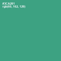 #3CA281 - Jungle Green Color Image