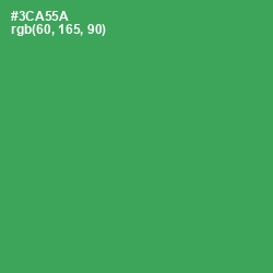 #3CA55A - Sea Green Color Image