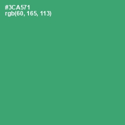 #3CA571 - Sea Green Color Image