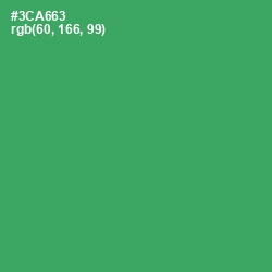 #3CA663 - Sea Green Color Image