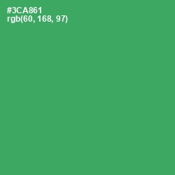 #3CA861 - Sea Green Color Image