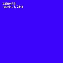 #3D04FB - Blue Color Image