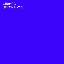 #3D04FC - Blue Color Image