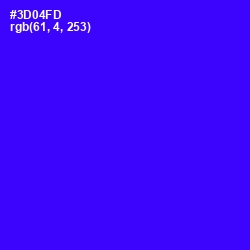 #3D04FD - Blue Color Image